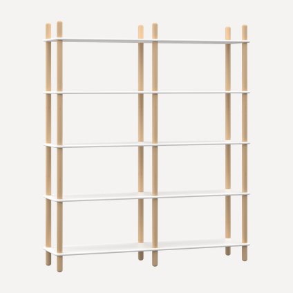 Стеллаж Олав 2 152x178 Белый