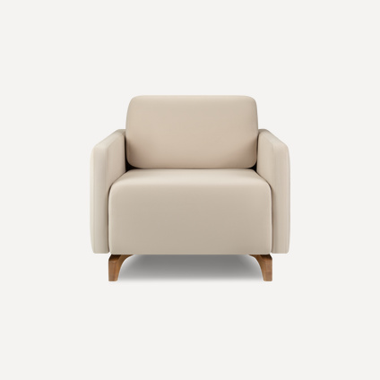 Кресло-кровать Льери Мини Велюр Молочный