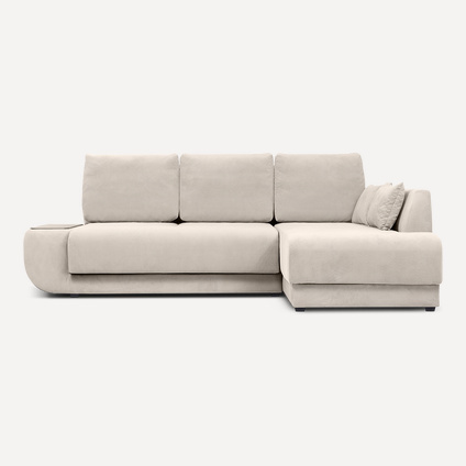 Диван угловой Манхэттен Velvet Milk