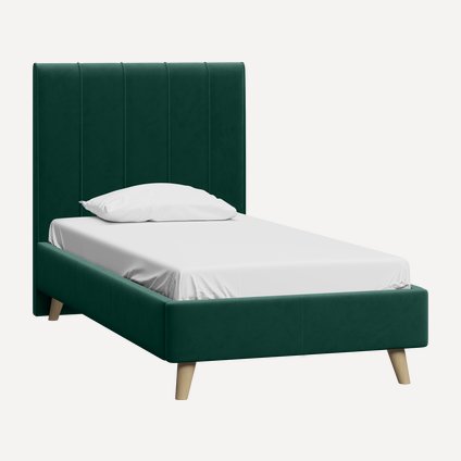 Кровать Шерона-Legs 120 Velvet Emerald