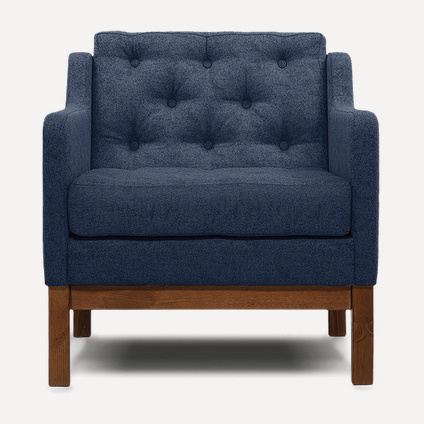 Кресло Айверс Textile Blue