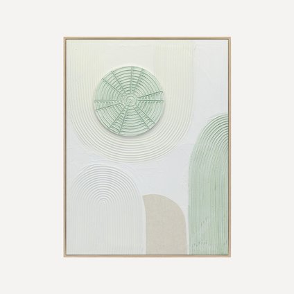 Картина Рельеф Mint Arch