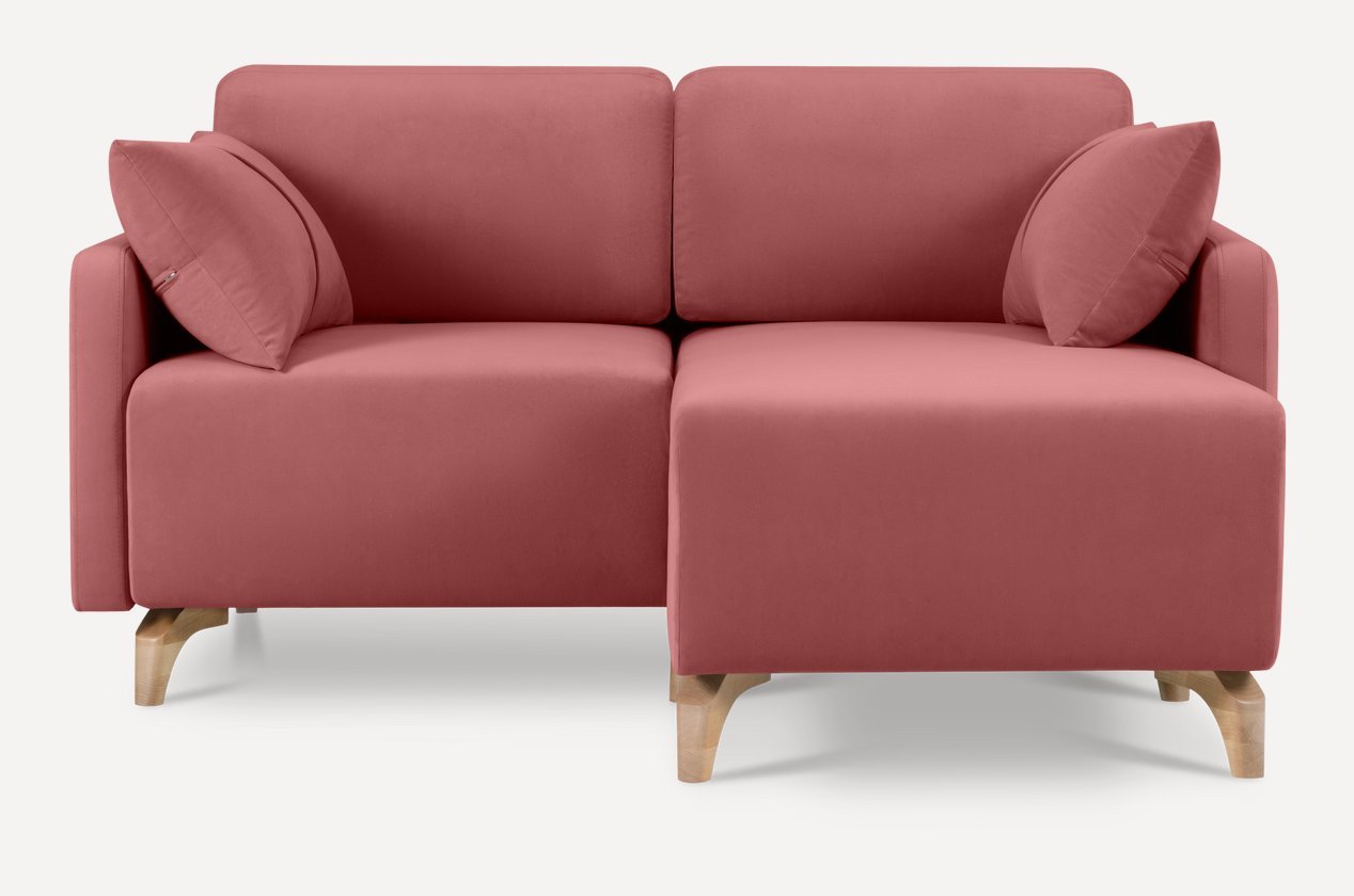 Диван угловой Льери Мини Velvet Coral - фото 1 Диван угловой Льери Мини Velvet Coral - фото 1