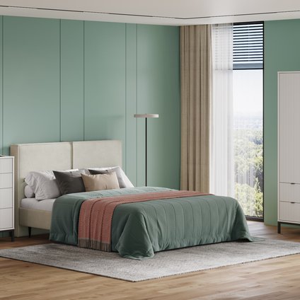 Спальня модульная Трейвис-3 Milk