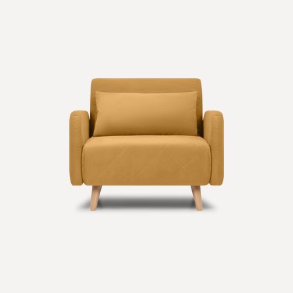 Кресло-кровать Кускен Velvet Yellow