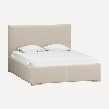 Кровать Слипсон 140 Велюр Бежевый