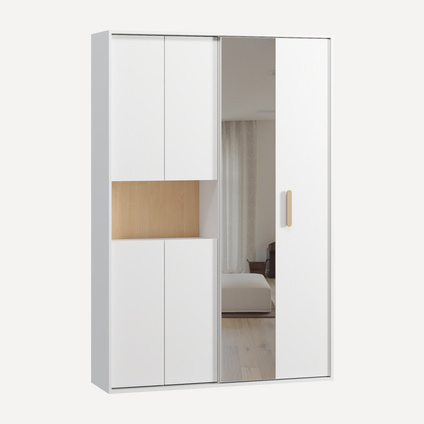 Шкаф-купе Бладвен-140-210 White Plywood