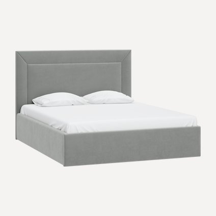 Кровать Виллем-Floor 160 Barhat Silver