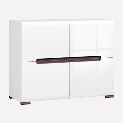 Сервант Лион-3 Белый