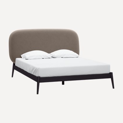 Кровать Саоми 140 Velvet Cocao