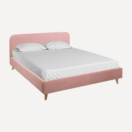 Кровать Лайтси 180 Velvet Pink