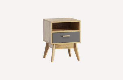 Тумба прикроватная Нордик-1 Wood Grey