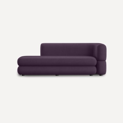 Диван прямой Brera-1 Velour Plum