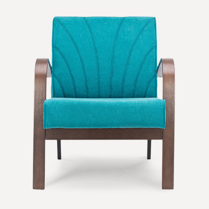 Кресло Шелл Textile Blue