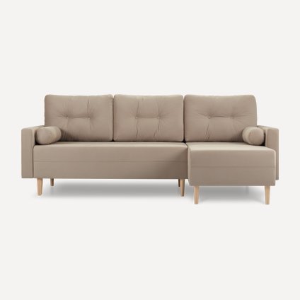 Диван угловой Нумо Velvet Coffe