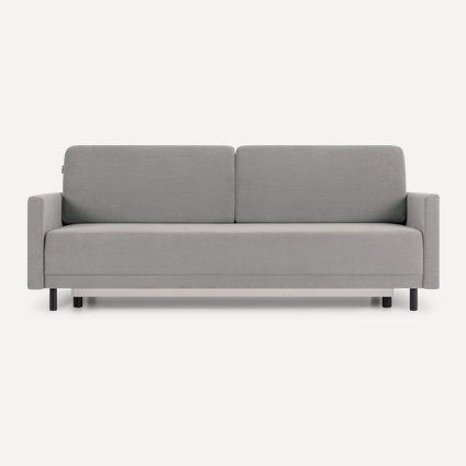 Диван прямой Талас Велюр Светло-серый