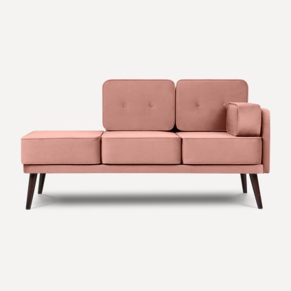 Кушетка Эдрил Velvet Pink