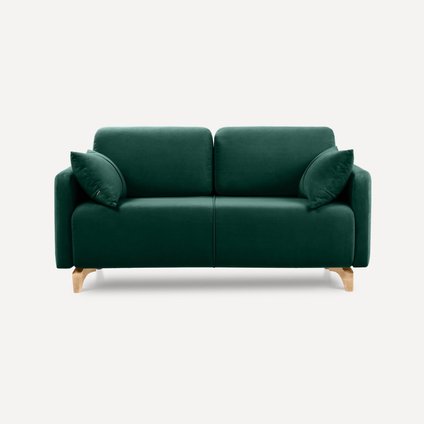 Диван прямой Льери Мини Velvet Emerald уценка
