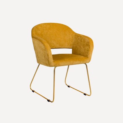 Стул Одар-5 Velvet Yellow