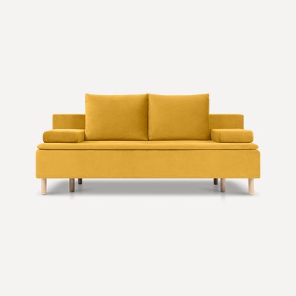 Диван прямой Линс Velvet Yellow