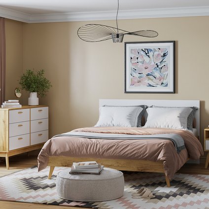 Спальня модульная Нордик-4 Wood White