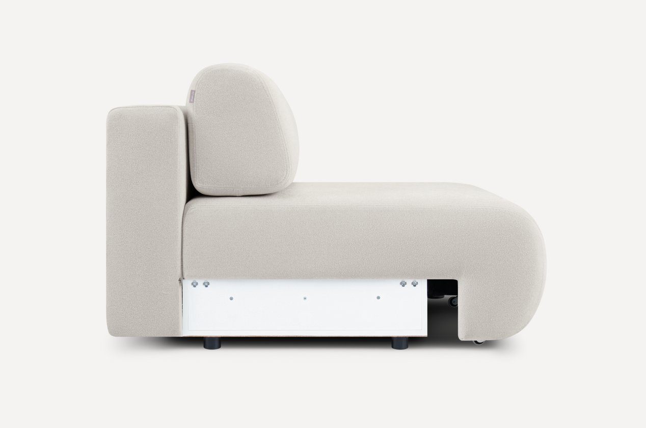 Кресло Маиль-1Р Bucle White - фото 3
