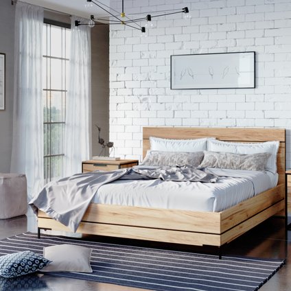 Спальня модульная Норд-1 Дуб Золотой