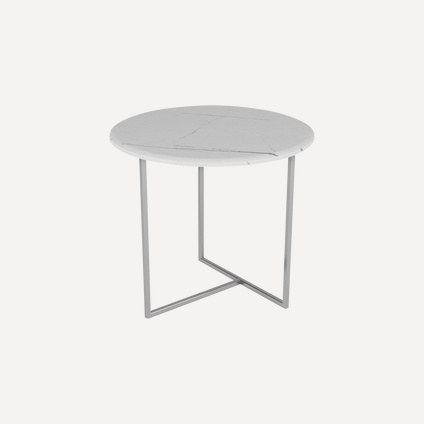 Журнальный стол Альбано Белый Мрамор