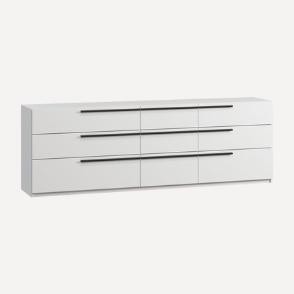 Комод Кимбол 210x70 Белый
