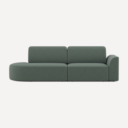 Диван модульный Спейс-М 1 Velvet Olive