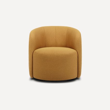 Кресло поворотное Мэник Textile Yellow