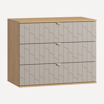 Комод Монблан-3 Angle Santiago Oak