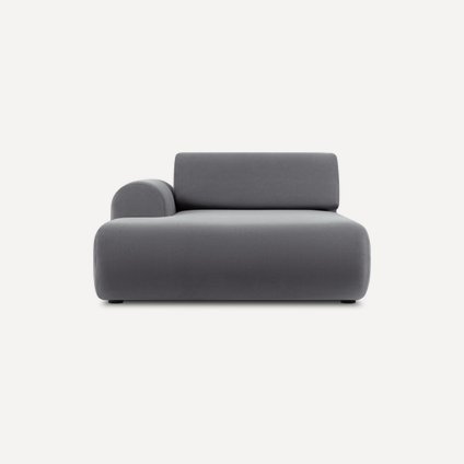 Канапе Маиль-1Л Велюр Серый