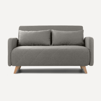 Диван прямой Кускен Velvet Grafit