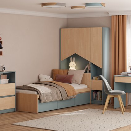 Модульная детская Пенни-2 Mint Plywood