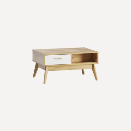 Журнальный стол Нордик-2 Wood White