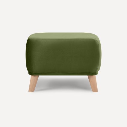 Пуф Милин Велюр Оливковый