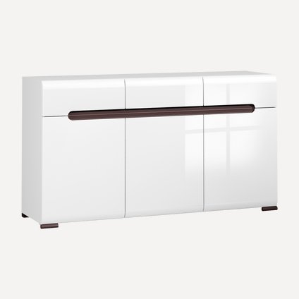 Сервант Лион-4 Белый