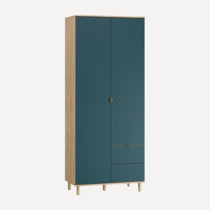 Распашной шкаф Теджонс-2 Deco Aquamarine