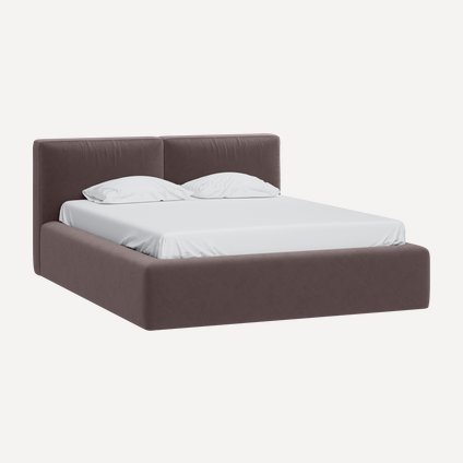 Кровать Фостер 160 Velvet Stone