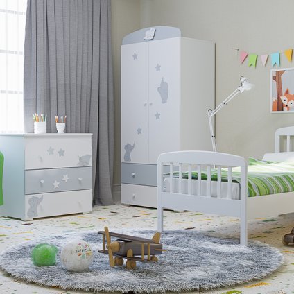 Модульная детская Лилу 1 Слоники