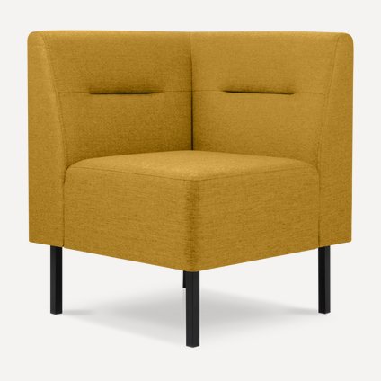 Угловое кресло Сэндж Textile Yellow