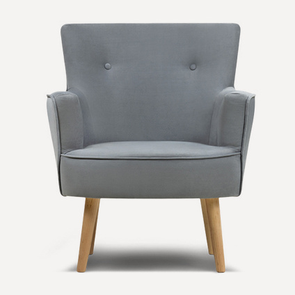 Кресло Чарли Velvet Grey