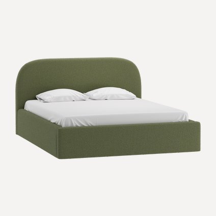 Кровать Кевия 160 Букле Зеленый