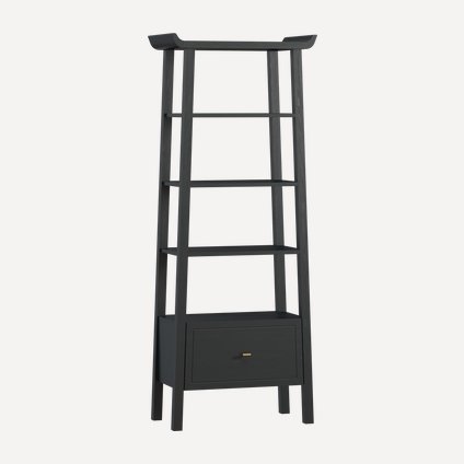 Стеллаж Икигай 69x176 Дуб Антрацитовый