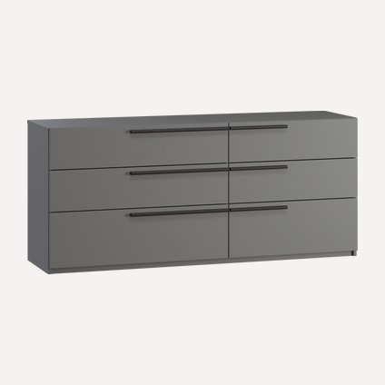Комод Кимбол 160x70 Графитовый