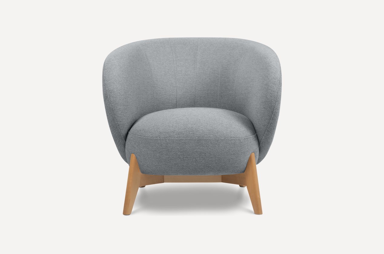Кресло Тилар Textile Grey - фото 1