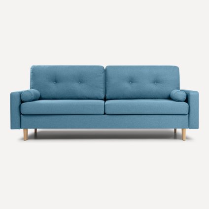 Диван прямой Динс Textile Blue