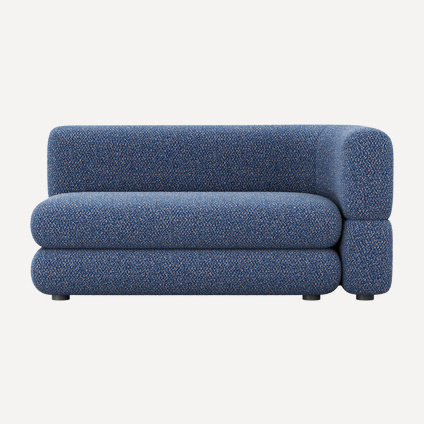 Диван прямой Брера-5 Bucle Saphire