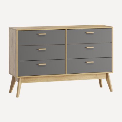 Комод Нордик-6 Wood Grey